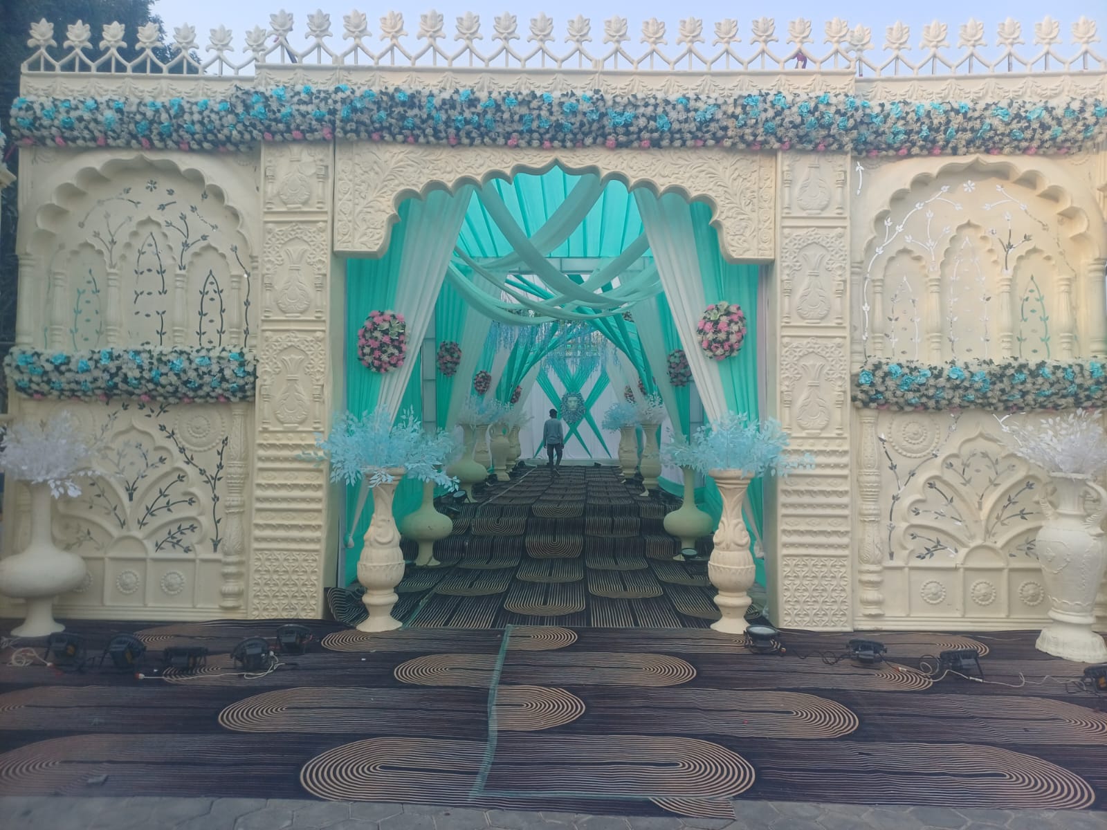 Decorated Arch Walkway